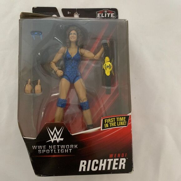 WWE Wendi Richter Elite Network Spotlight Exclusive Figure WrestleMania 1 - Picture 5 of 5